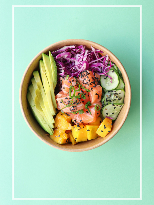 High-Protein Salmon Poke Bowl
