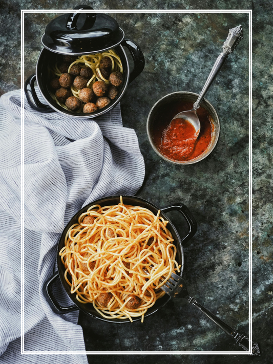 Healthy Spaghetti & Turkey Meatballs