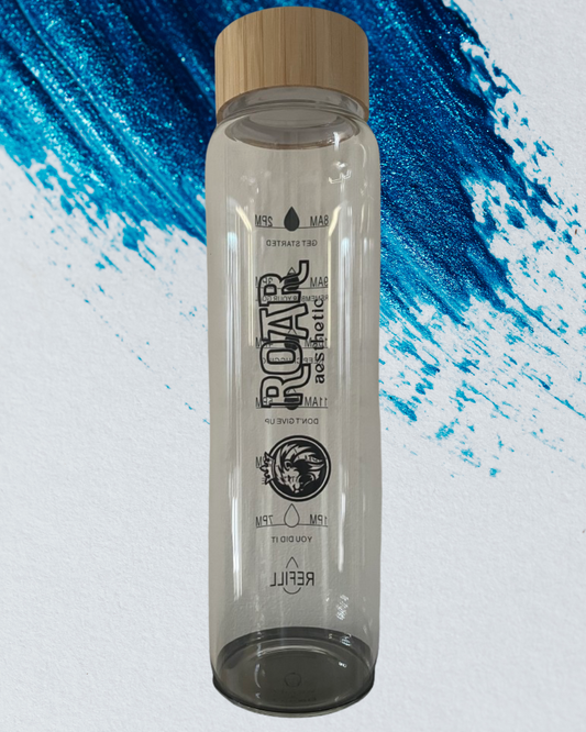 Glass Water Bottle